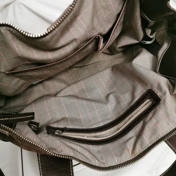 Matt & Nat Canvas and Leather Hobo Zip Bag - Picture 10 of 12